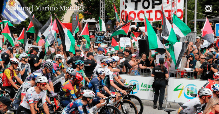 As ruas Interrompem a Estrada: La Vuelta e a Questão Palestina na Espanha
